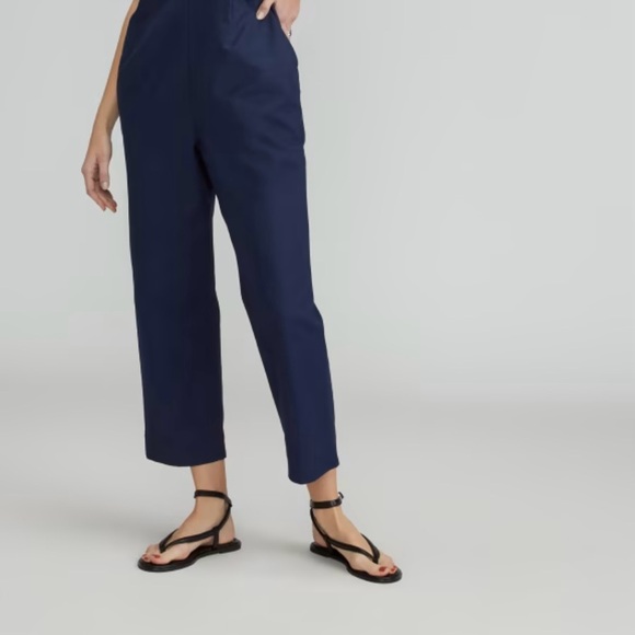 NEW Everlane Black Leather Endless Summer Ankle Strap Sandal in Size 7 - Picture 2 of 16